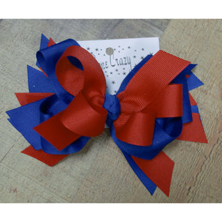 Red & Blue/Navy Bows