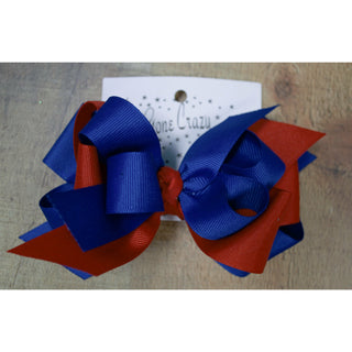 Red & Blue/Navy Bows