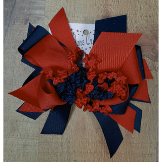 Red & Blue/Navy Bows