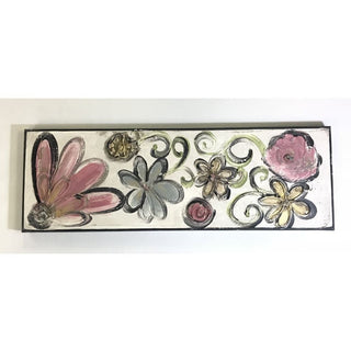 Floral Canvas 10x30