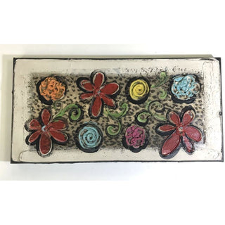 Floral Canvas 10x30