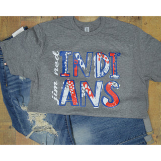 Jim Ned Indians - Splatter T-Shirt