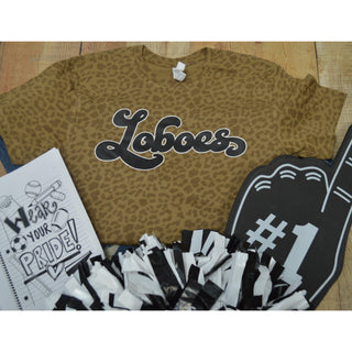 Cisco Loboes - Script with Animal Print T-Shirt