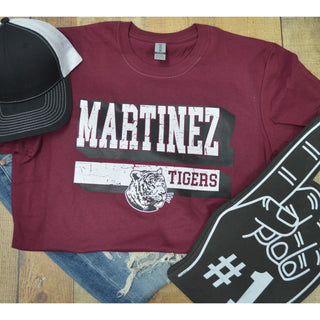 Martinez Tigers - Shadow Stripe T-Shirt