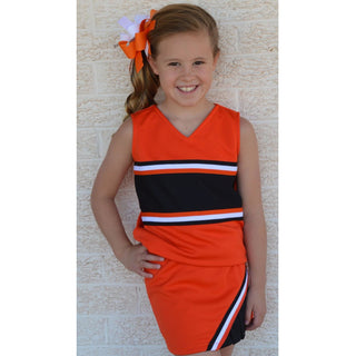 Orange & White Cheer Suit14