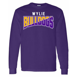 Wylie Bulldogs - Split Long Sleeve T-Shirt