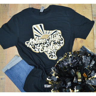 Abilene High Eagles - Texas Sunray T-Shirt