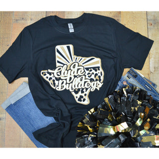 Clyde Bulldogs - Texas Sunray T-Shirt