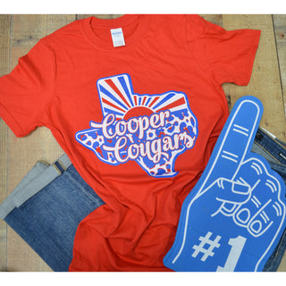 Cooper Cougars - Texas Sunray T-Shirt