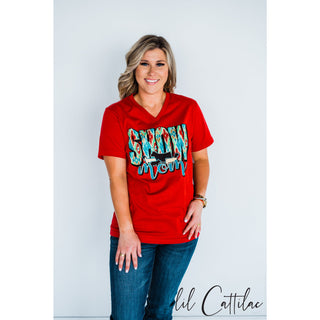 Show Mom - Stock Show V-Neck Tee