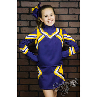 Purple & Gold Cheer Suit34